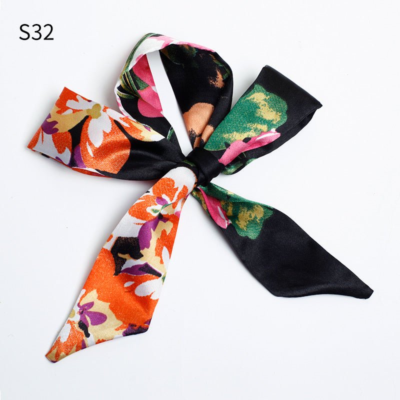 Skinny Scarf Ribbon for Bag Handles and Hair - Babylon Leather - Babylon LeatherBabylon LeatherPP28-S32