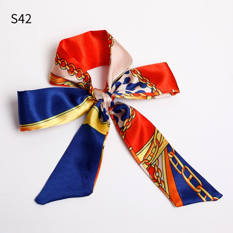 Skinny Scarf Ribbon for Bag Handles and Hair - Babylon Leather - Babylon LeatherBabylon LeatherPP28-S42