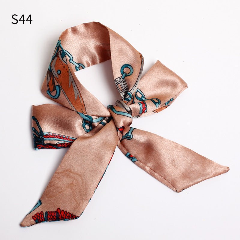 Skinny Scarf Ribbon for Bag Handles and Hair - Babylon Leather - Babylon LeatherBabylon LeatherPP28-S44