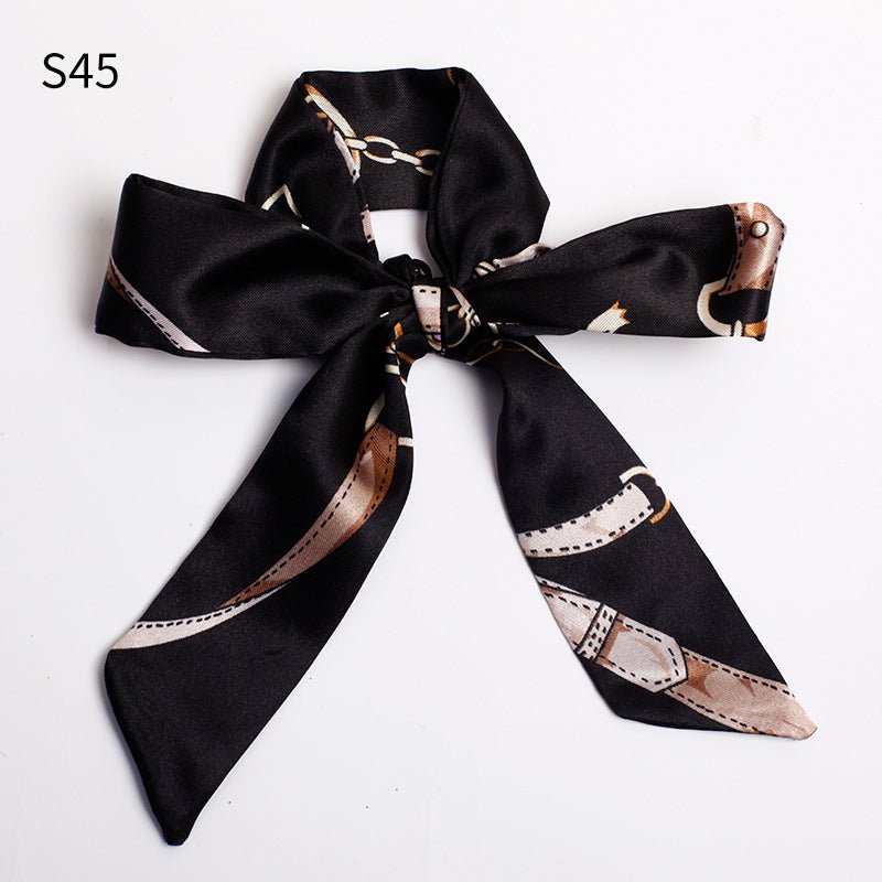 Skinny Scarf Ribbon for Bag Handles and Hair - Babylon Leather - Babylon LeatherBabylon LeatherPP28-S45
