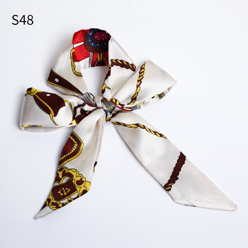 Skinny Scarf Ribbon for Bag Handles and Hair - Babylon Leather - Babylon LeatherBabylon LeatherPP28-S48