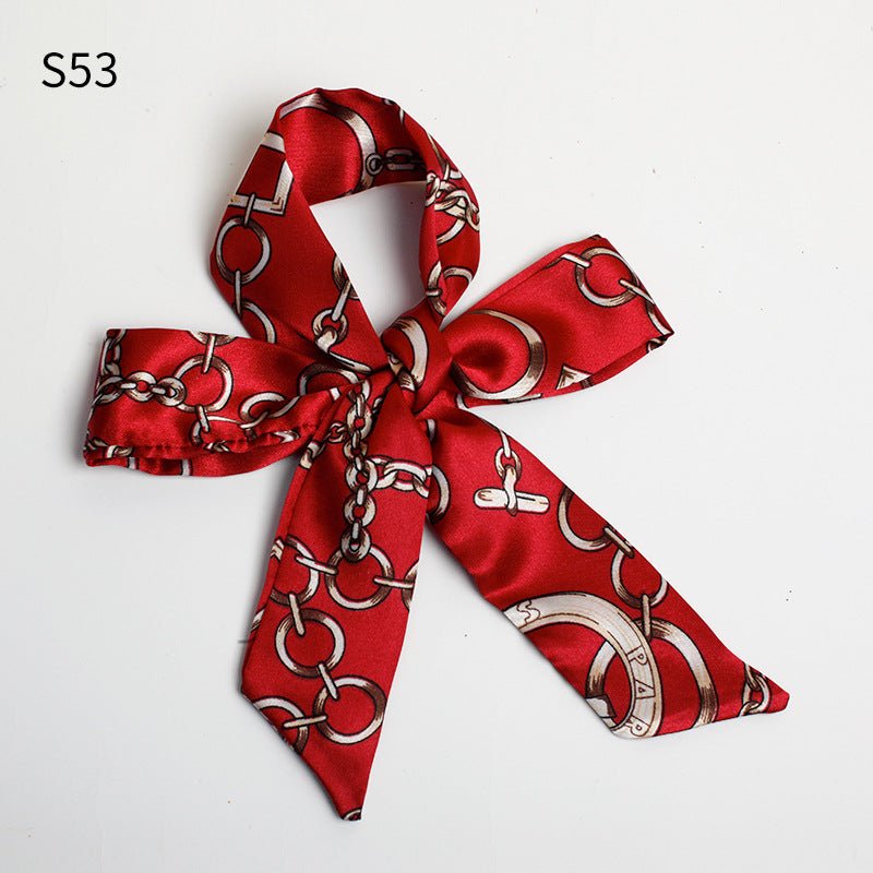 Skinny Scarf Ribbon for Bag Handles and Hair - Babylon Leather - Babylon LeatherBabylon LeatherPP28-S53