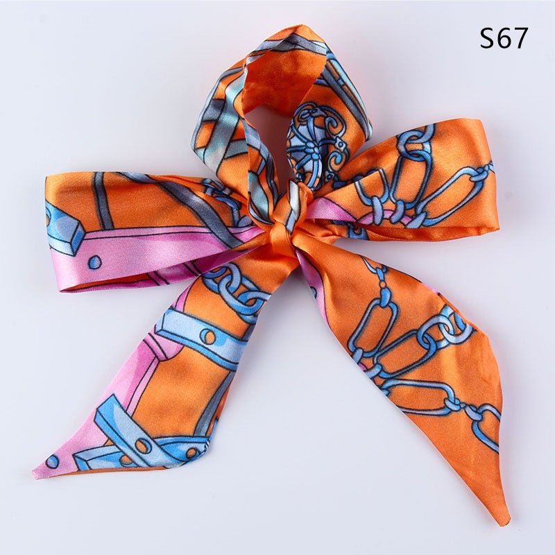 Skinny Scarf Ribbon for Bag Handles and Hair - Babylon Leather - Babylon LeatherBabylon LeatherPP28-S67