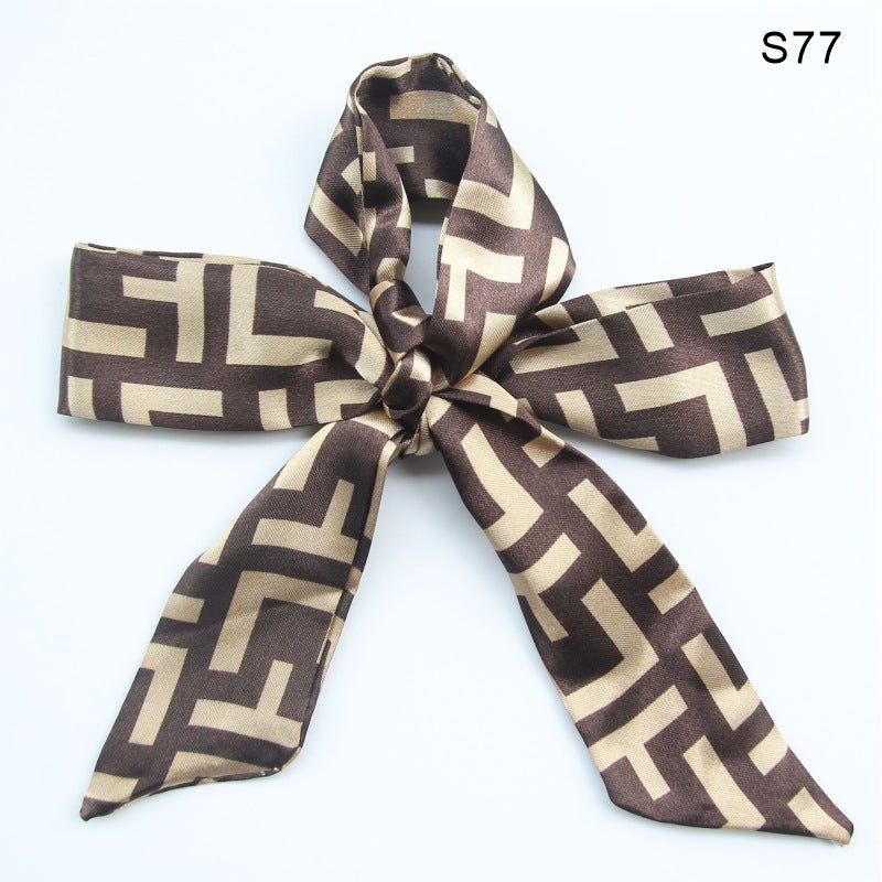 Skinny Scarf Ribbon for Bag Handles and Hair - Babylon Leather - Babylon LeatherBabylon LeatherPP28-S77