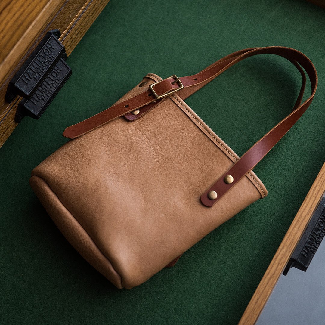 Small Tote Bag DIY Leather Handmade Kit – Babylon Leather - Babylon LeatherBabylon LeatherLZ42 - No Strap - Original
