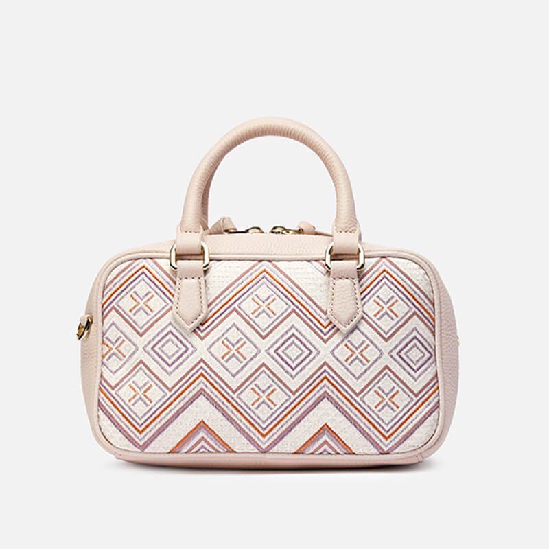 Soft Order Leather and Silk Handbag – Babylon Leather - Babylon LeatherBabylon LeatherTX107-Pink