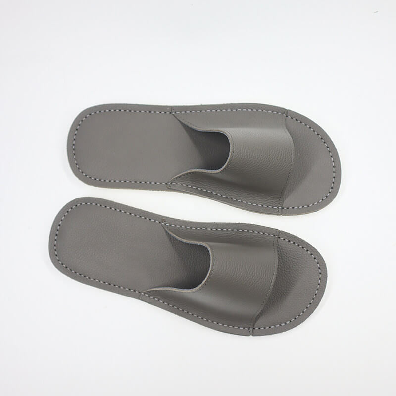 Soft - Sole House Slippers PU Leather DIY Kit – Babylon Leather - Babylon LeatherBabylon LeatherCY15-US 5–6 EU 36–37-Grey