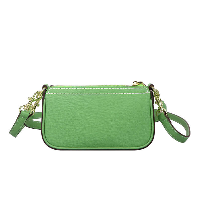 Solid Crossbody Purse DIY Kit – Babylon Leather - Babylon LeatherBabylon LeatherSY84 - Green - White