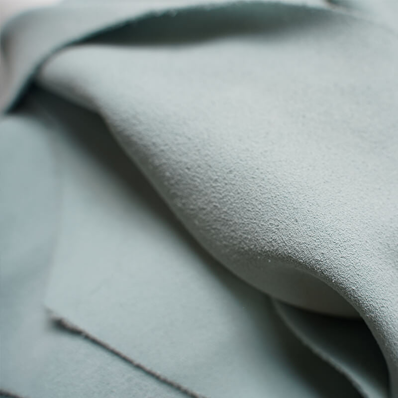 Split Leather Suede Leather – Babylon Leather - Babylon LeatherBabylon LeatherLT017-Greyish Mint-1.3-1.5mm-5 sq. ft.