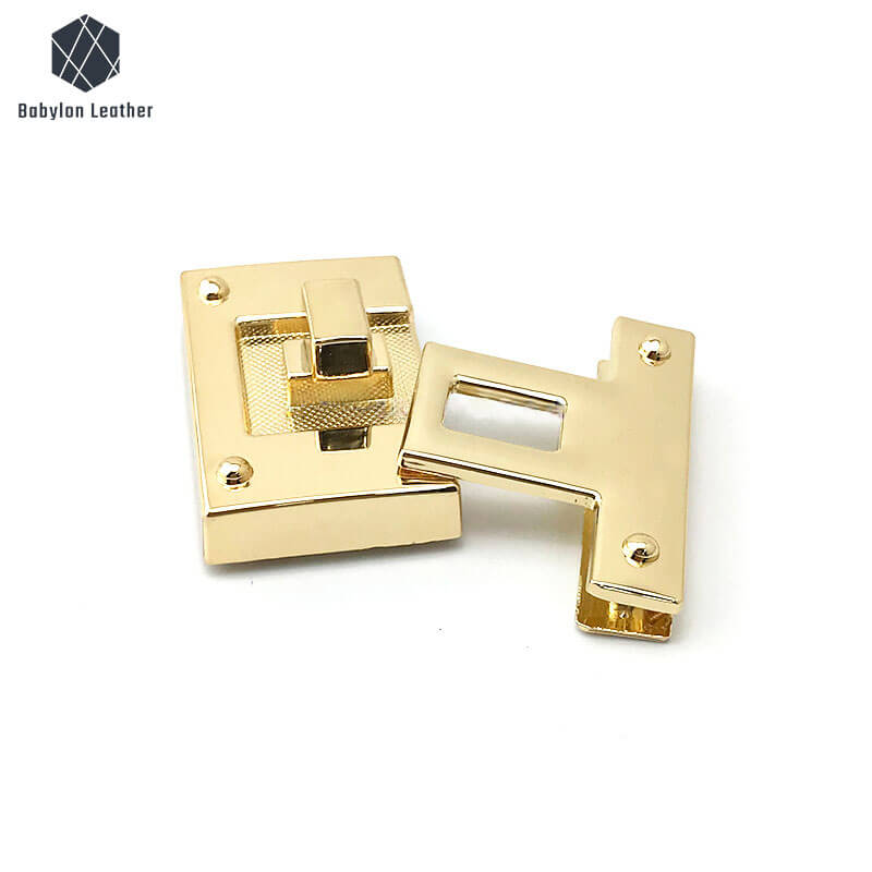 Square Decoration Closure Clasp Twist Lock - Babylon LeatherBabylon LeatherTL-169-1 PACK