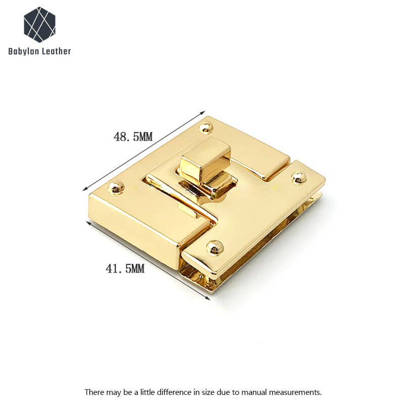 Square Decoration Closure Clasp Twist Lock - Babylon LeatherBabylon LeatherTL-169-1 PACK