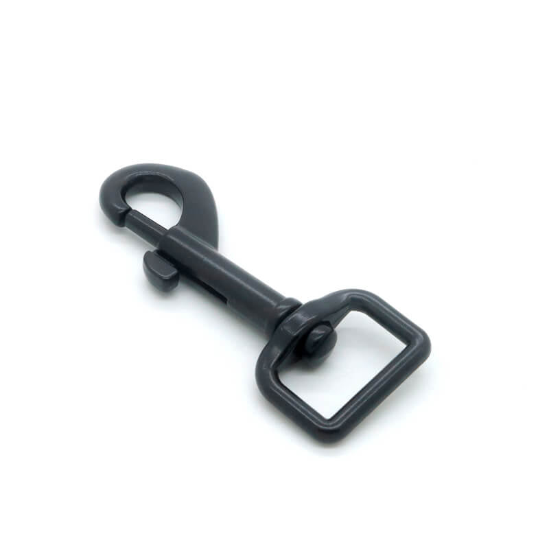 Square Eye Swivel Snap Hook - Babylon Leather - Babylon LeatherBabylon LeatherJY05-Black-20mm