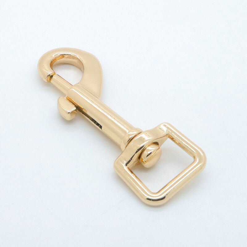 Square Eye Swivel Snap Hook - Babylon Leather - Babylon LeatherBabylon LeatherJY05-Gold-16mm
