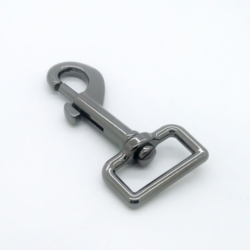 Square Eye Swivel Snap Hook - Babylon Leather - Babylon LeatherBabylon LeatherJY05-Gunmetal-25.5mm