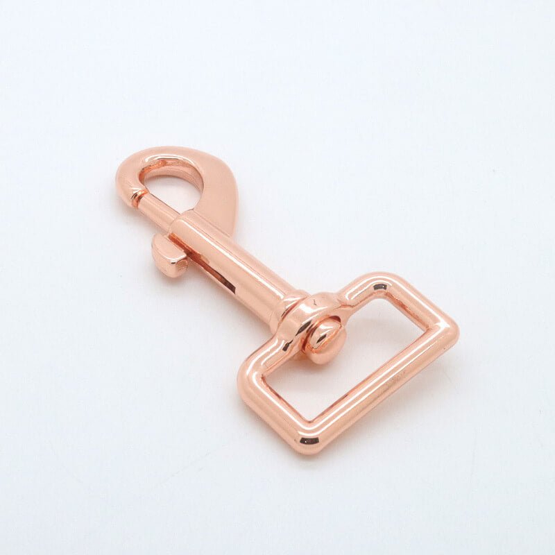Square Eye Swivel Snap Hook - Babylon Leather - Babylon LeatherBabylon LeatherJY05-Rose Gold-25.5mm