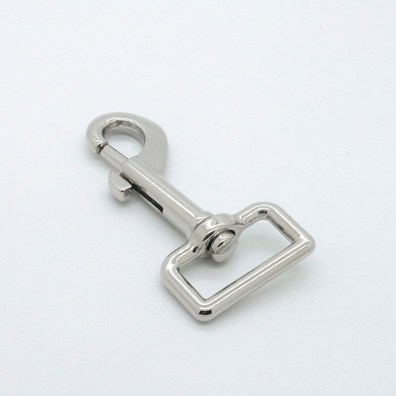 Square Eye Swivel Snap Hook - Babylon Leather - Babylon LeatherBabylon LeatherJY05-Silver-25.5mm