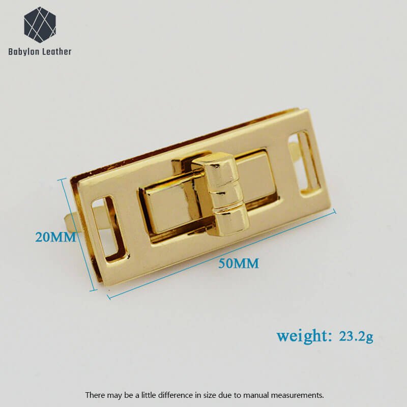 Square Fashion Handbag Lock Twist Lock(1 PACK) - Babylon LeatherBabylon LeatherTL-090