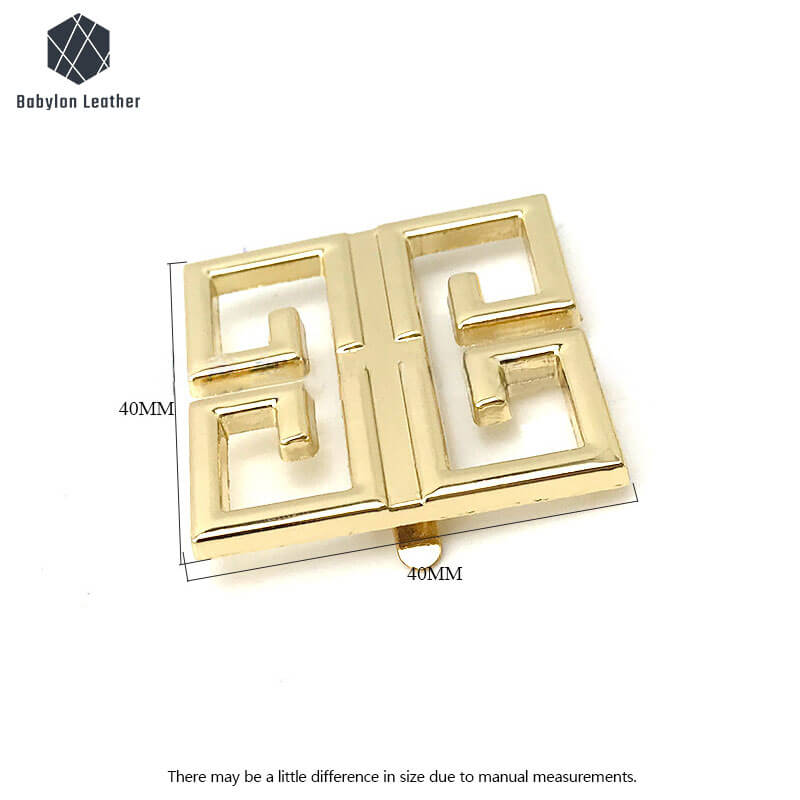 Square Maze Shape Creative Fashion Bag Label(1 PACK) - Babylon LeatherBabylon LeatherBL - 019