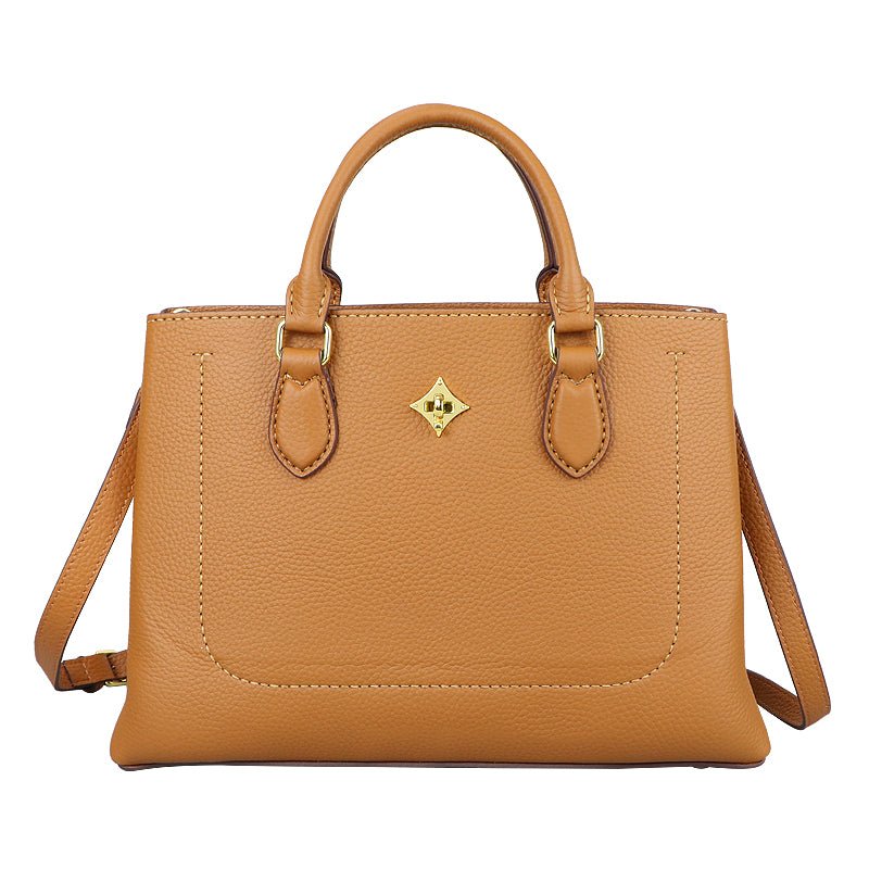 Square Mom Tote Bag DIY Gift Kit – Babylon Leather - Babylon LeatherBabylon LeatherSY70-Caramel-Color-Matched