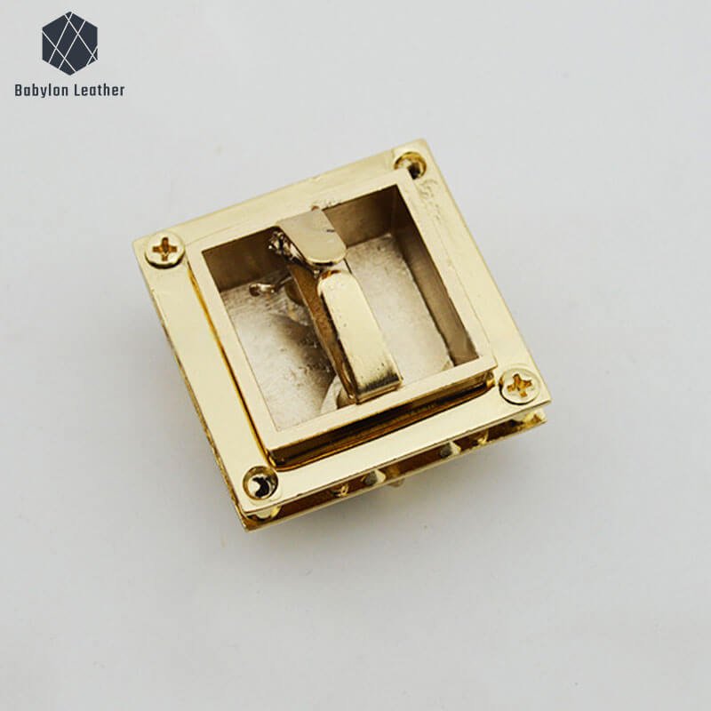 Square Resin Fashion Bag Twist Lock - Babylon LeatherBabylon LeatherTL-143-1 PACK