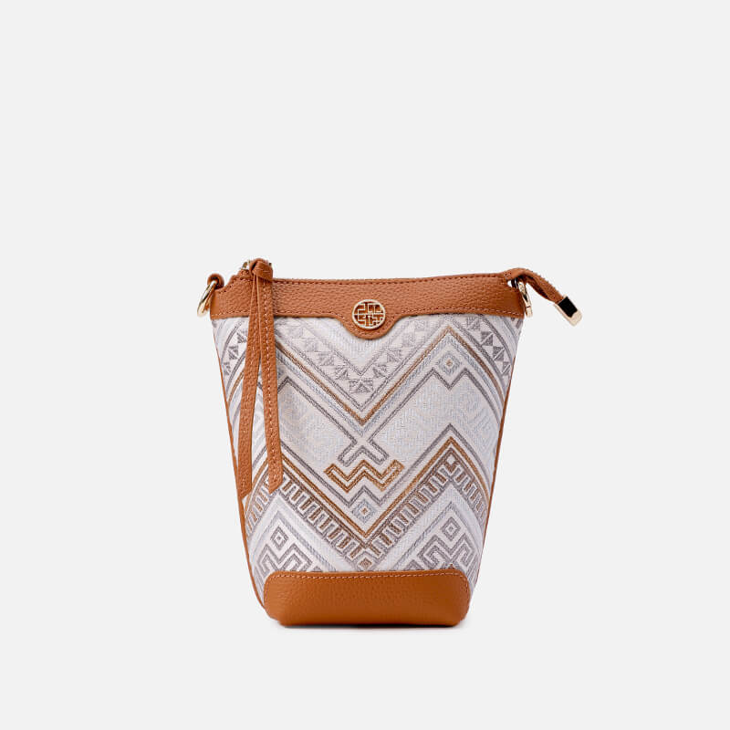 Steady Flow Leather and Silk Crossbody Bag – Babylon Leather - Babylon LeatherBabylon LeatherTX109-Brown