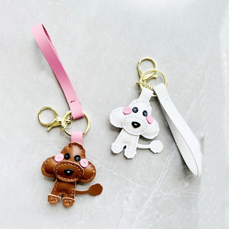 Teddy Dog Charm DIY Kit – Babylon Leather - Babylon LeatherBabylon LeatherSG24-Brown