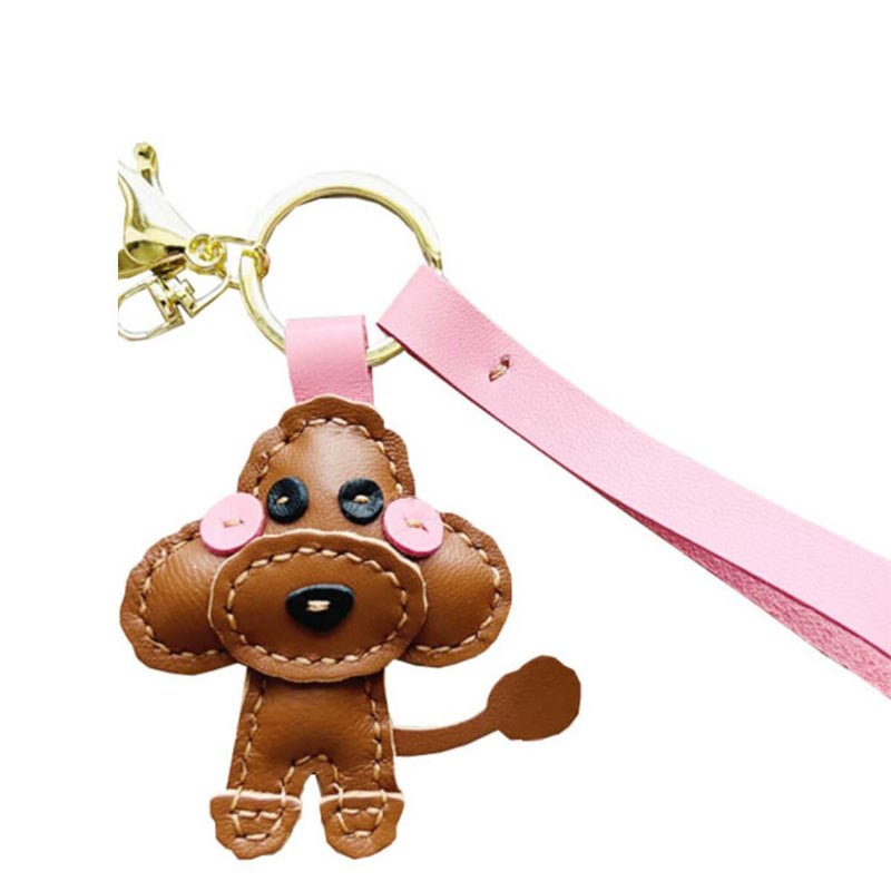 Teddy Dog Charm DIY Kit – Babylon Leather - Babylon LeatherBabylon LeatherSG24-Brown