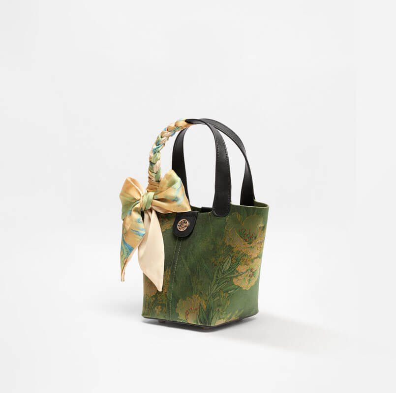 Timeless Design Silk Picotin Bag – Babylon Leather - Babylon LeatherBabylon LeatherTX006-Green