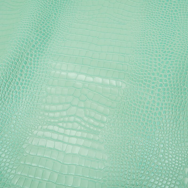 Top Grain Crocodile Embossed Leather – Babylon Leather - Babylon LeatherBabylon LeatherLT020-Green-1.0-1.2mm-5 sq. ft.