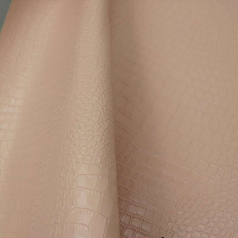 Top Grain Crocodile Embossed Leather – Babylon Leather - Babylon LeatherBabylon LeatherLT020-Pink-1.0-1.2mm-5 sq. ft.