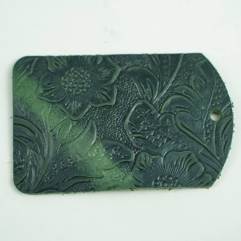 Top Grain Embossed Crazy Horse Leather – Babylon Leather - Babylon LeatherBabylon LeatherLT041-Dark Green-1.8-2.1mm-5 sq. ft.