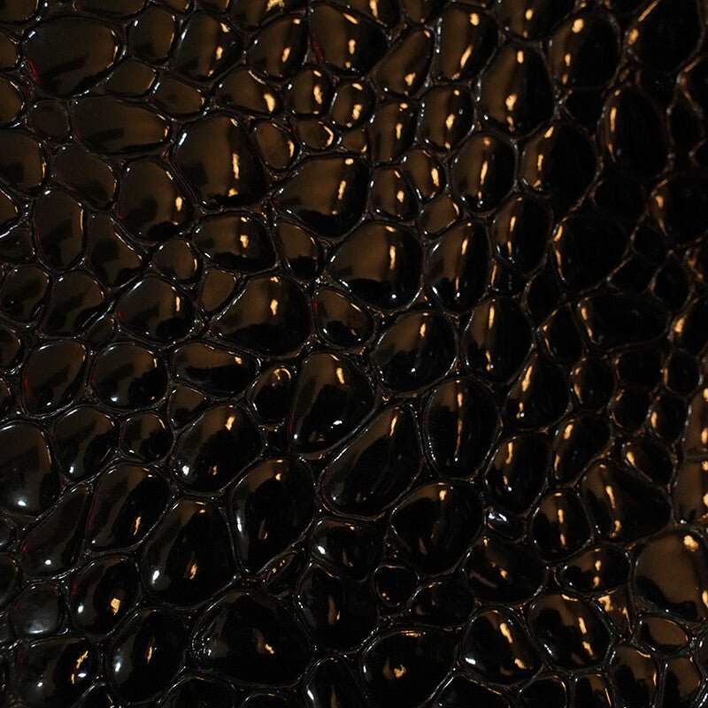 Top Grain Glossy Stone Pebble Embossed Leather – Babylon Leather - Babylon LeatherBabylon LeatherLT026-Black-1.2-1.4mm-5 sq. ft.