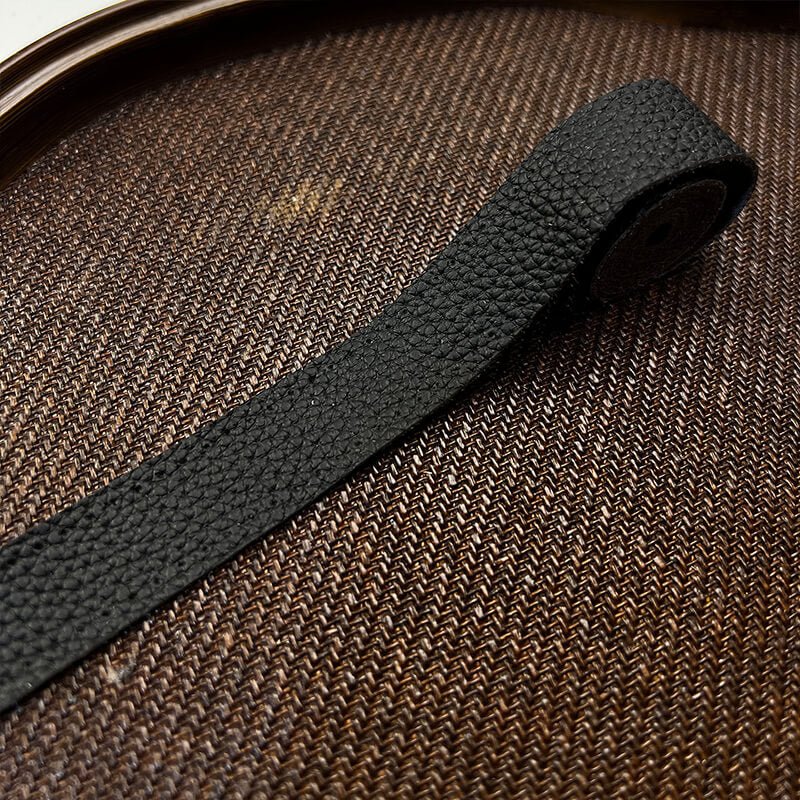 Top-Grain Leather Binding Strip for Edging and Repair – Babylon Leather - Babylon LeatherBabylon LeatherPP17-Black-2 × 40 cm