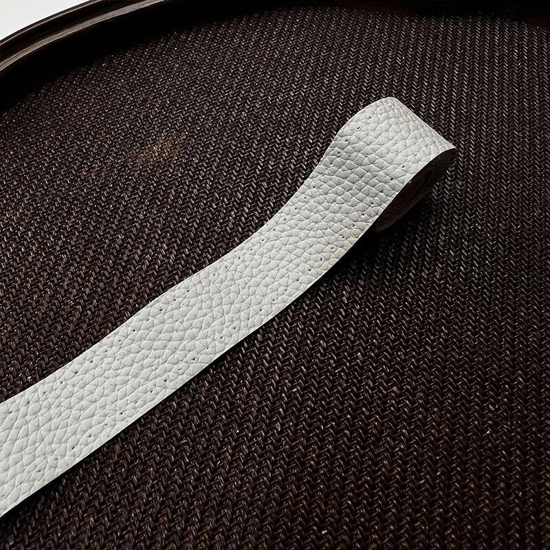 Top-Grain Leather Binding Strip for Edging and Repair – Babylon Leather - Babylon LeatherBabylon LeatherPP17-Craie-2 × 40 cm