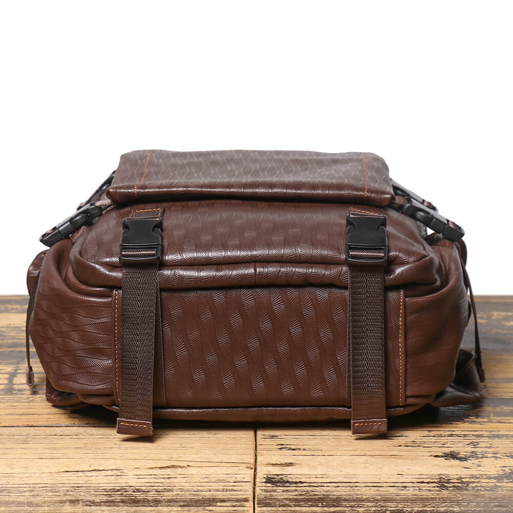 Top Grain Leather Laptop Backpack for Men – Babylon Leather - Babylon LeatherBabylon LeatherLJ086 - Coffee