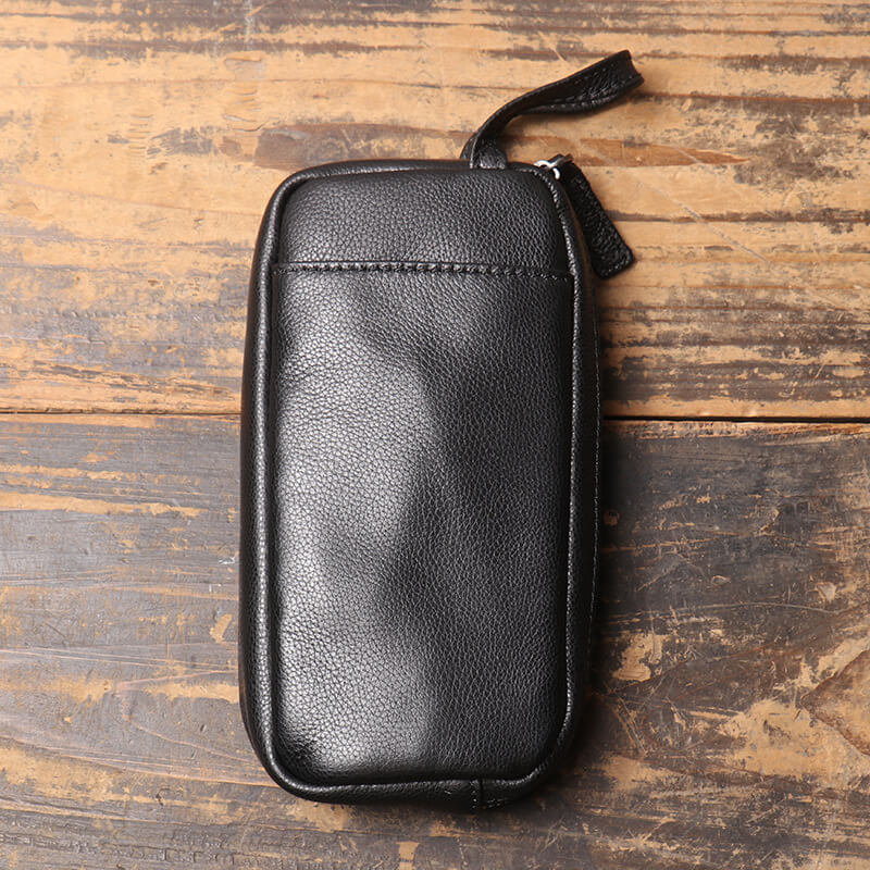 Top Grain Leather Retro Clutch – Babylon Leather - Babylon LeatherBabylon LeatherLJ068 - Black