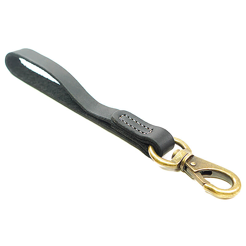 Top - Grain Leather Short Dog Leash for Medium and Large Dogs – Babylon Leather - Babylon LeatherBabylon LeatherLP07-Black