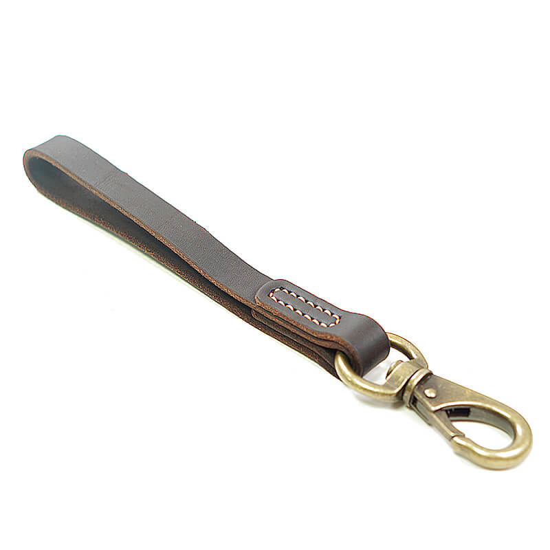 Top - Grain Leather Short Dog Leash for Medium and Large Dogs – Babylon Leather - Babylon LeatherBabylon LeatherLP07-Brown