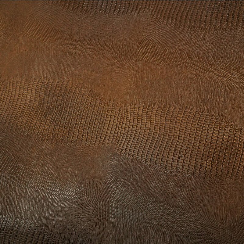 Top Grain Lizard Embossed Leather – Babylon Leather - Babylon LeatherBabylon LeatherLT023-Brown-1.2-1.4mm-5 sq. ft.