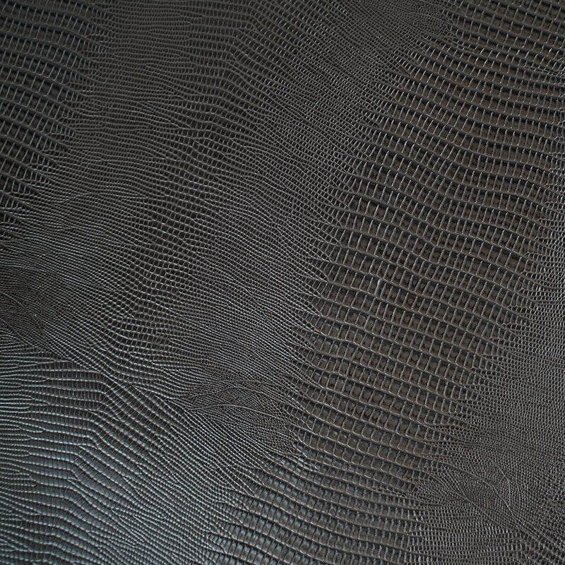 Top Grain Lizard Embossed Leather – Babylon Leather - Babylon LeatherBabylon LeatherLT023-Dark Brown-1.2-1.4mm-5 sq. ft.