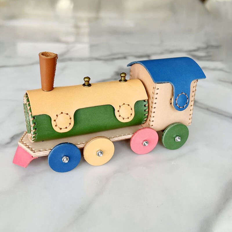 Train - Shaped Jewelry Storage Box DIY Kit – Babylon Leather - Babylon LeatherBabylon LeatherSG10-Blue