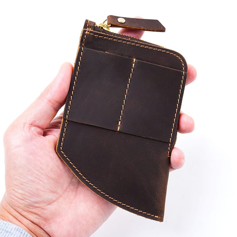 Ultra-Thin Curved Pocket Wallet – Babylon Leather - Babylon LeatherBabylon LeatherAN77-Coffee