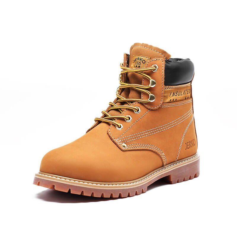 Unisex Classic Top Grain Leather Work Boots – Babylon Leather - Babylon LeatherBabylon LeatherSH01-Yellow Brown-US 5 | EU 37.5