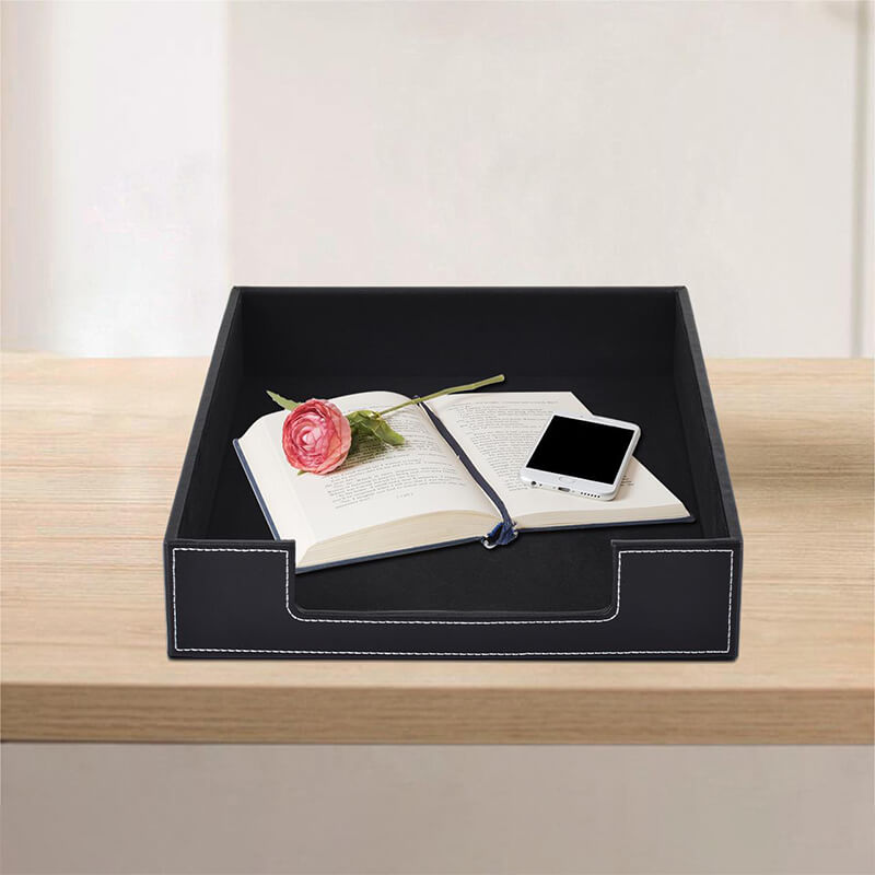 Velvet-Lined A4 Document Tray – Babylon Leather - Babylon LeatherBabylon LeatherRH01-Black