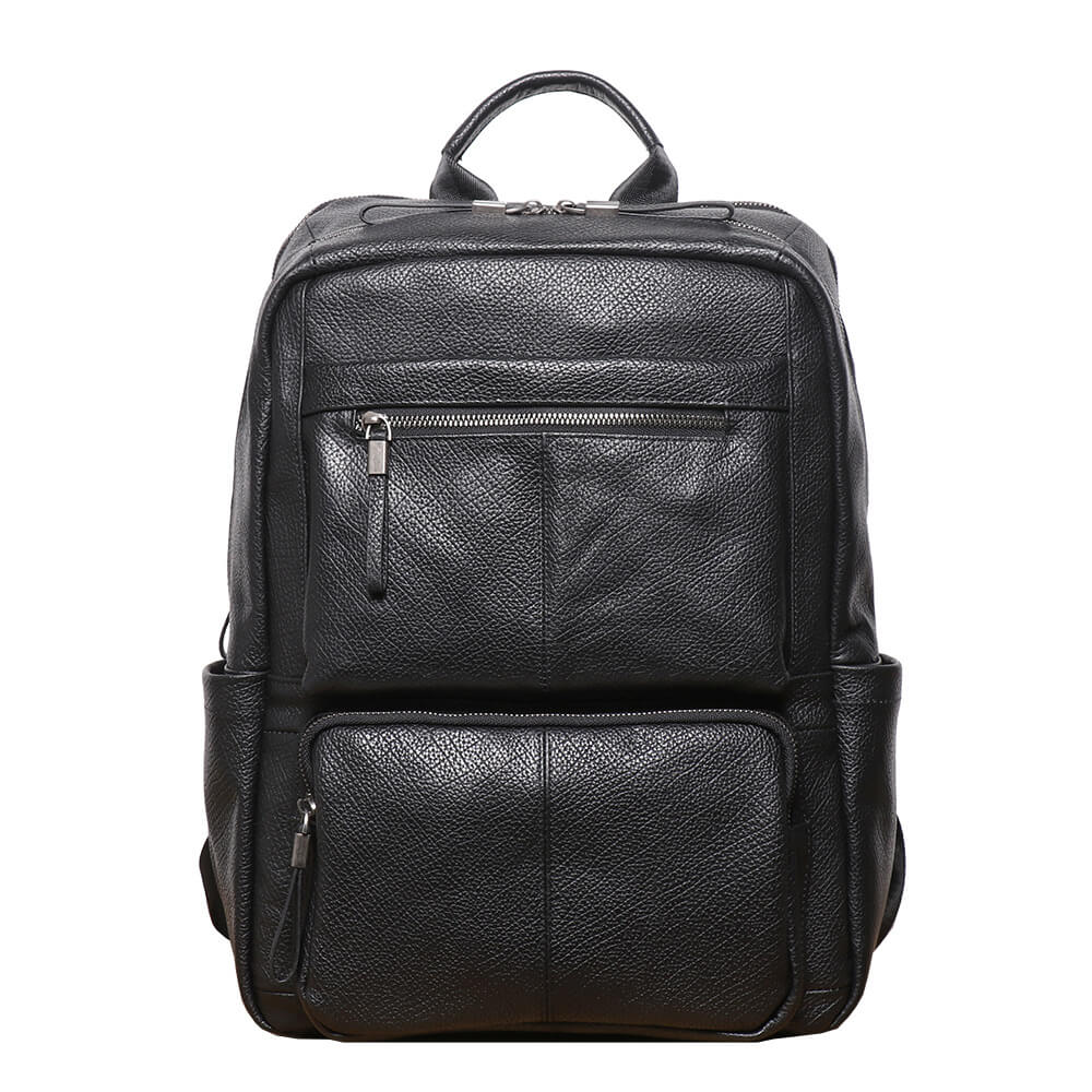 Versatile Top Grain Leather Backpack – Babylon Leather - Babylon LeatherBabylon LeatherLJ007 - Black