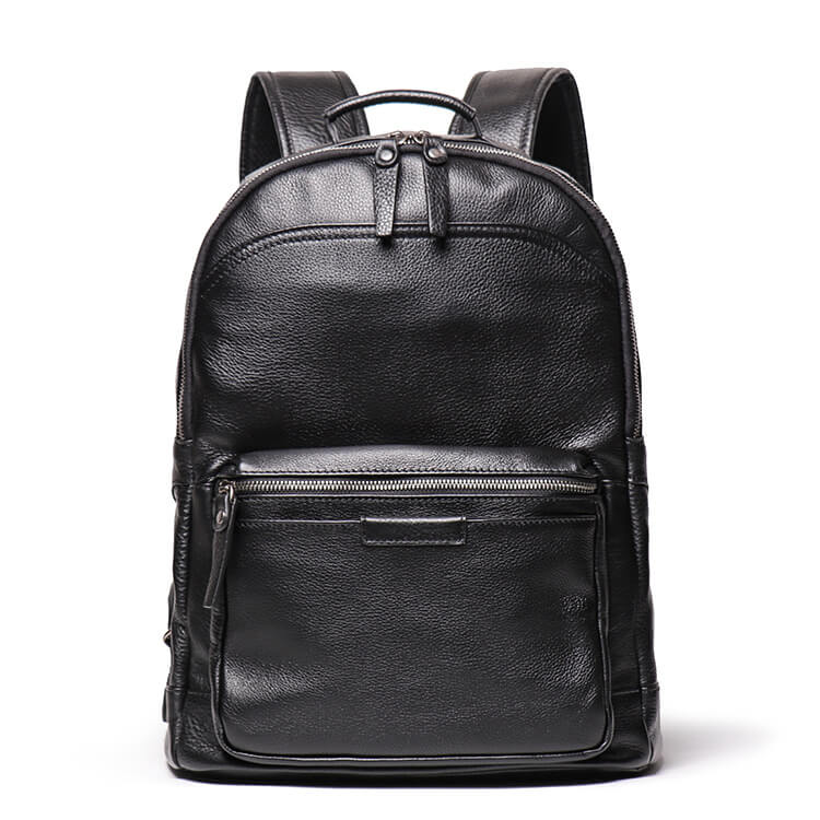 Vintage Leather Travel Backpack for Men – Babylon Leather - Babylon LeatherBabylon LeatherLJ001 - Black