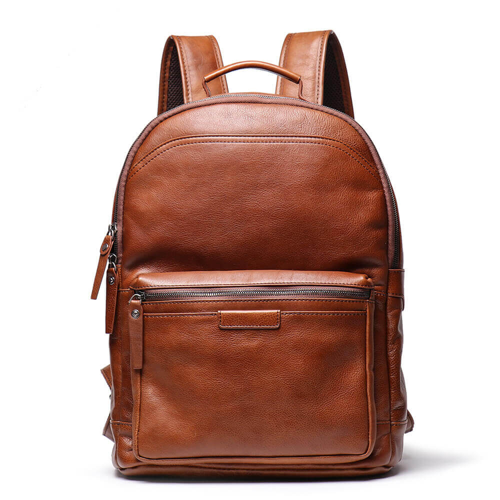 Vintage Leather Travel Backpack for Men – Babylon Leather - Babylon LeatherBabylon LeatherLJ001 - Brown