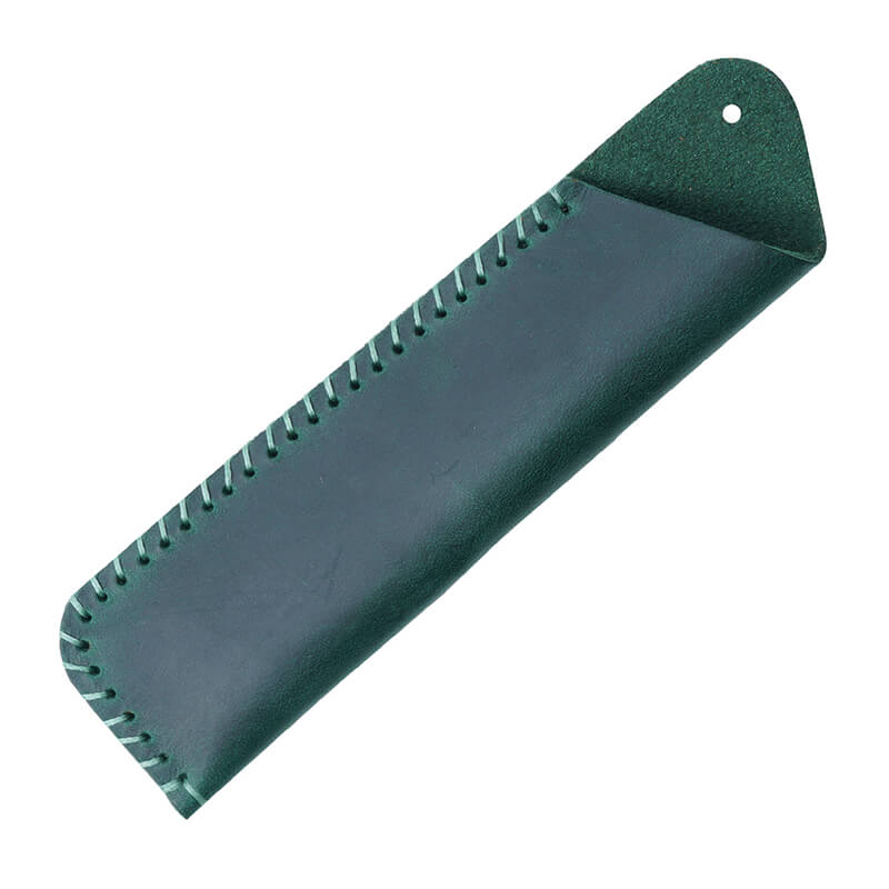Vintage Single Pen Sleeve – Babylon Leather - Babylon LeatherBabylon LeatherAN22-Green-Solid Color-2 pcs