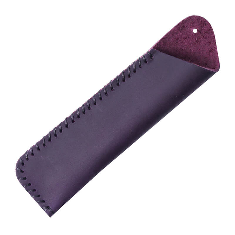 Vintage Single Pen Sleeve – Babylon Leather - Babylon LeatherBabylon LeatherAN22-Purple-Solid Color-2 pcs