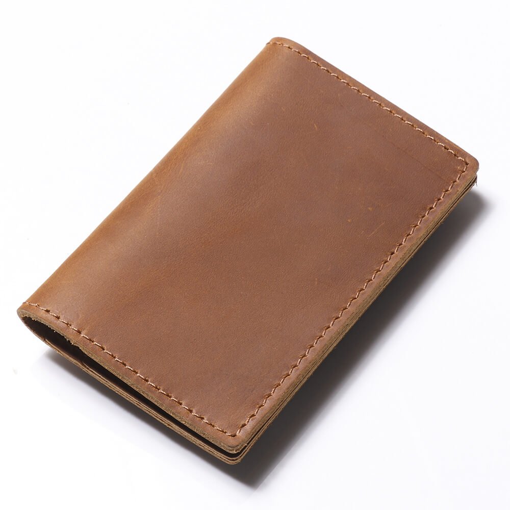 Vintage Top - Grain Leather Billfold Wallet for Daily Carry – Babylon Leather - Babylon LeatherBabylon LeatherLJ131-Brown